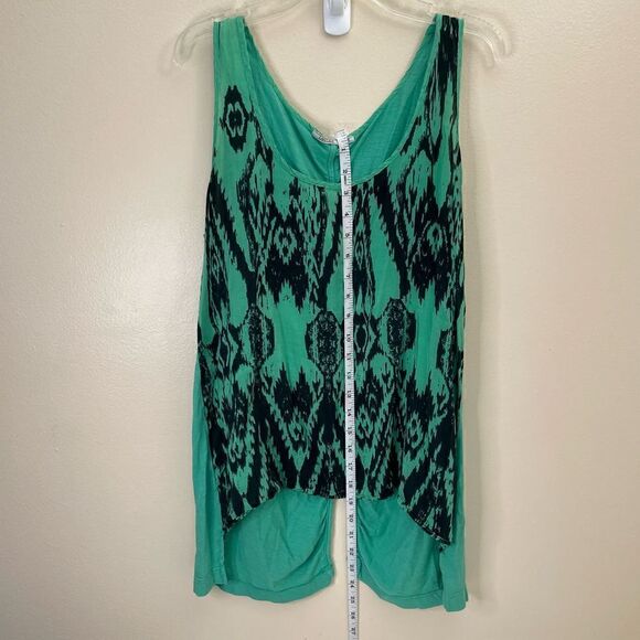 Language| Silk| Sleeveless Top| Medium| Aztec print - Picture 2 of 9